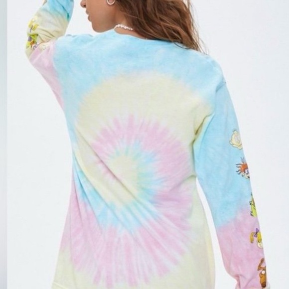 Nickelodeon Rugrats Tie-Dye Long Sleeve Shirt - Picture 2 of 5